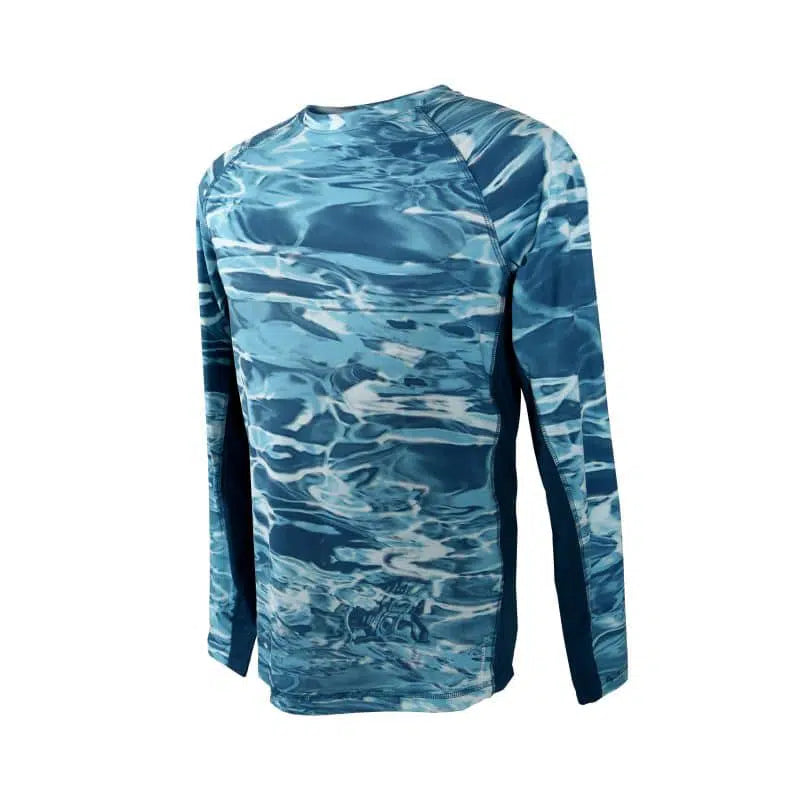 JACKFIELD UPF50 POLY SPANDEX T-SHIRT BLUE