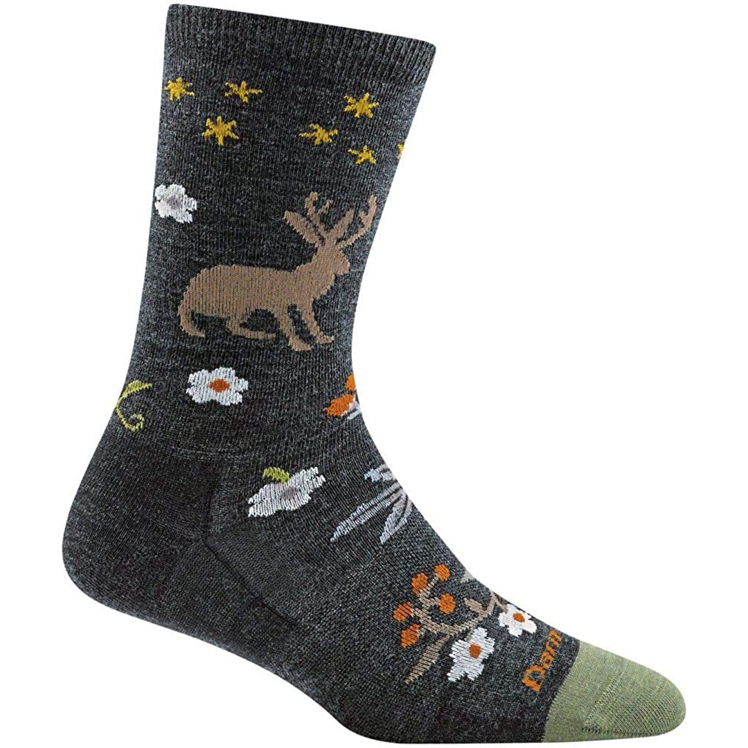 Darn Tough Folktale Crew Lt Charcoal L