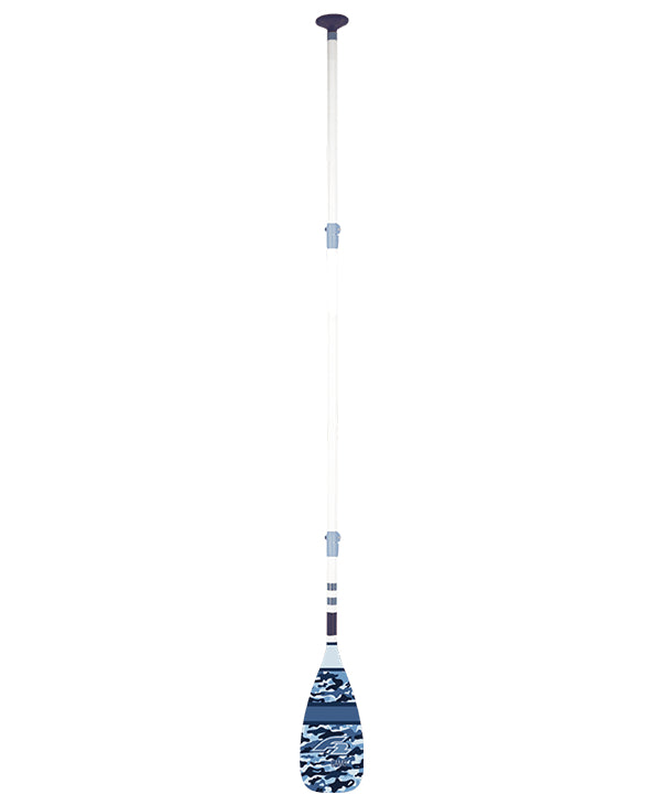 F2 3-Piece Blue Camo Paddle 170-240 cm