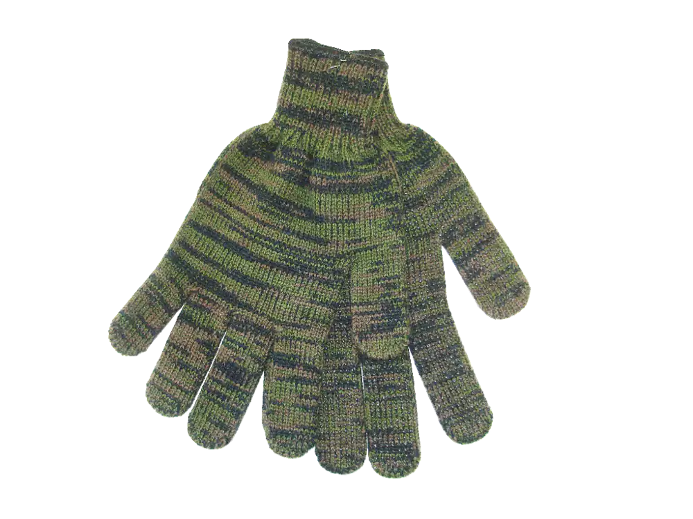 DOT GLOVES - GREEN CAMO