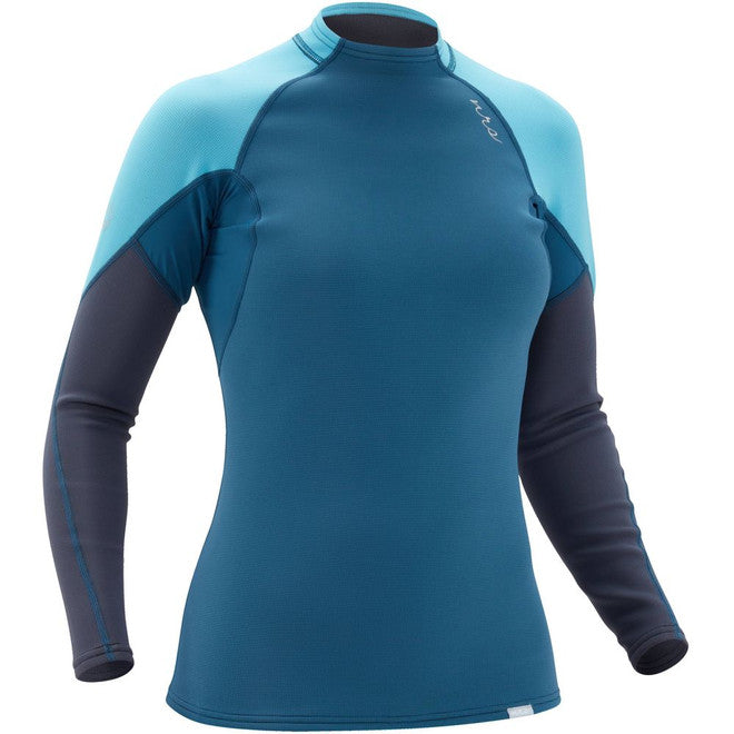 NRS Women's HydroSkin 0.5 Long-Sleeve Shirt XL Blue