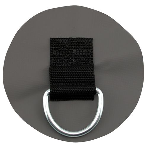 NRS Canoe 2" D-Ring Patch - Dark Grey