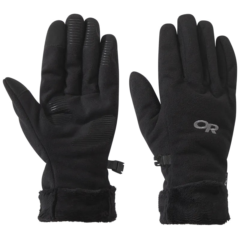 OR Women's Fuzzy Sensor Gloves Cloud