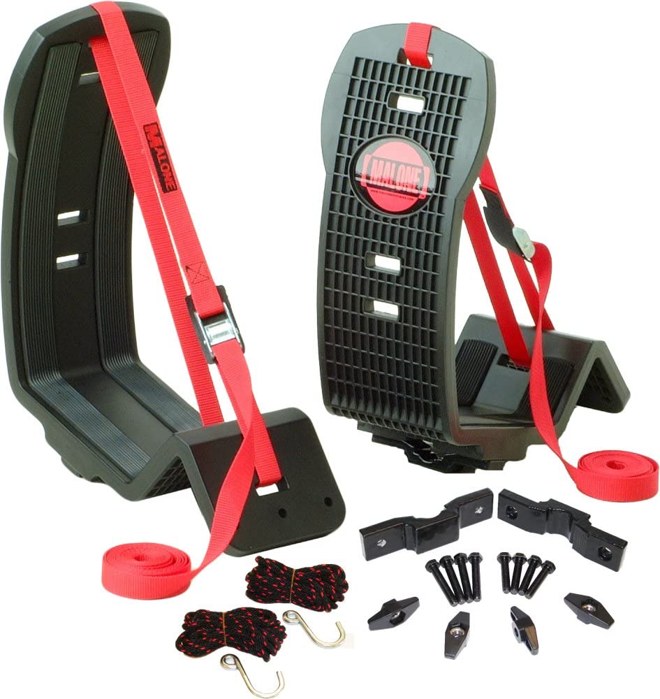 Malone AutoLoader XV J-Style Universal Car Rack Kayak Carrier with Bow and Stern Lines