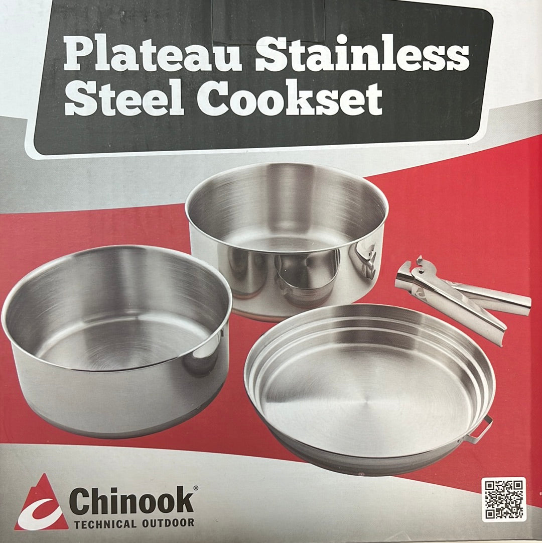 Chinook Plateau Stainless Steel Cookset